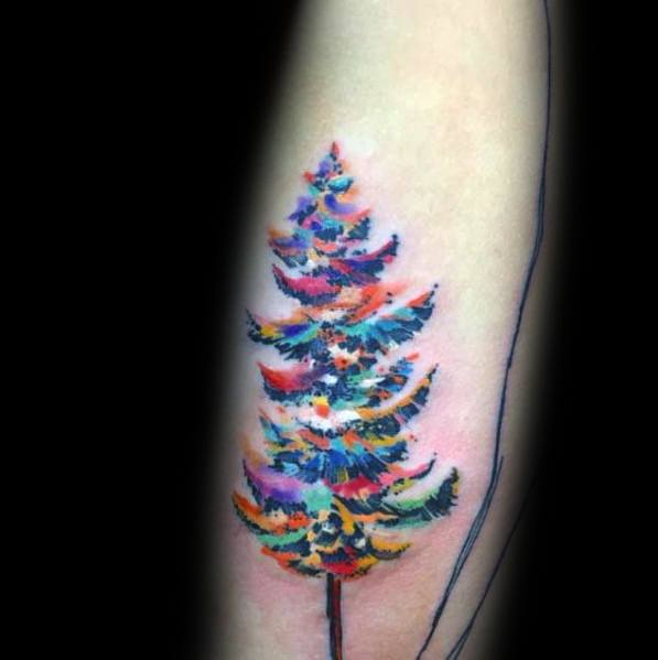 tatuaje luces navidad 53