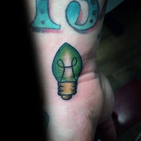 tatuaje luces navidad 55
