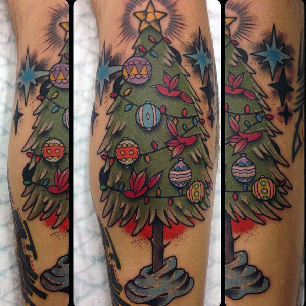 tatuaje luces navidad 57