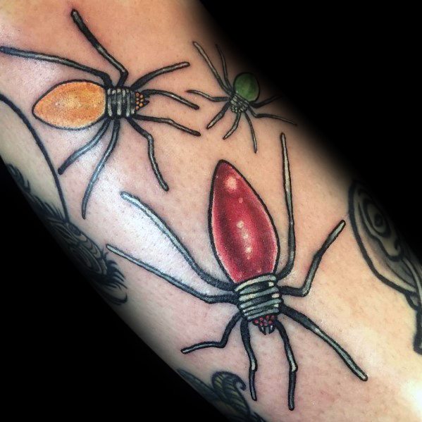 tatuaje luces navidad 61